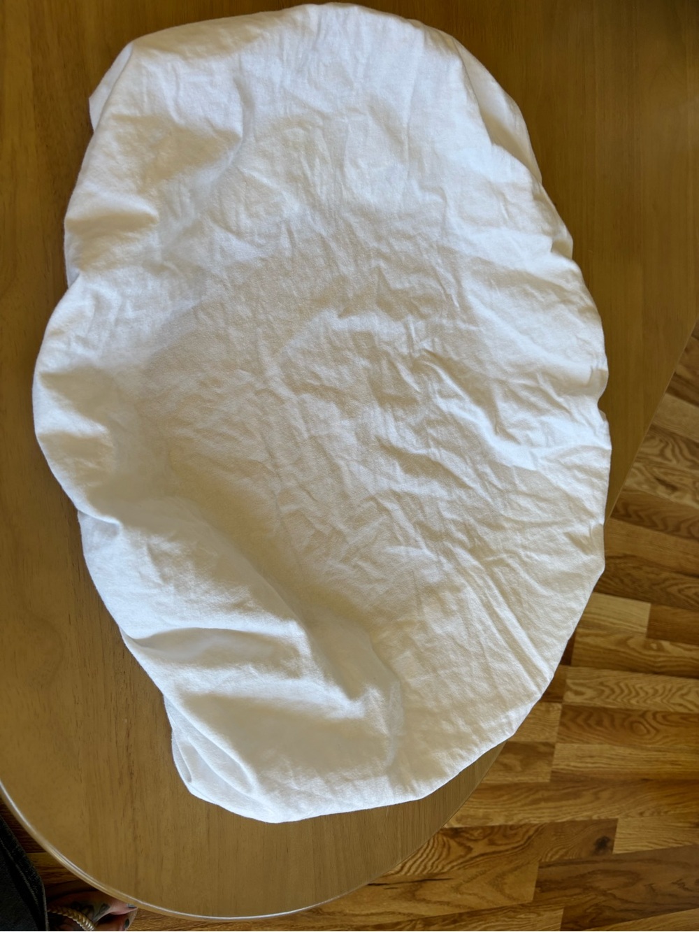 Oval Cotton Bassinet Sheet - Stretch Cotton Pull-On